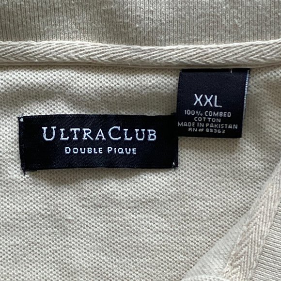 Ultra Club Think Positive Bundle of 4 Classic Polo Golf Shirts XXL - Picture 3 of 15